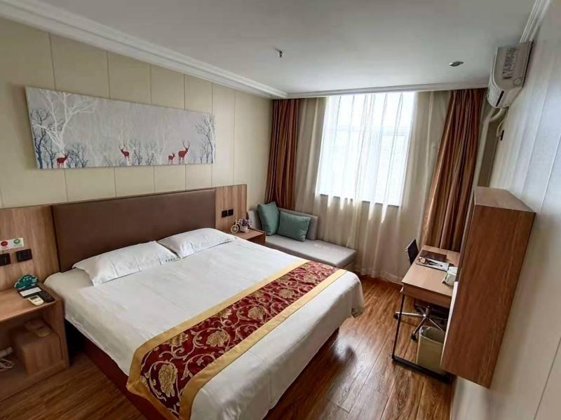 Greentree Inn Beijing Fangshan Liangxiang Suzhuang Express Hotel Exterior foto